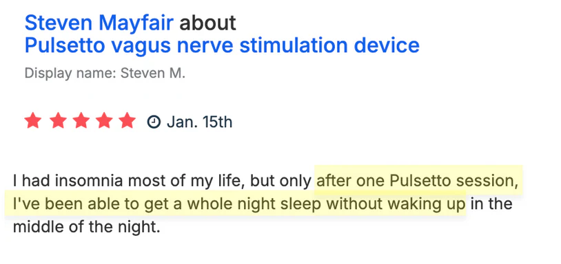 Customer review